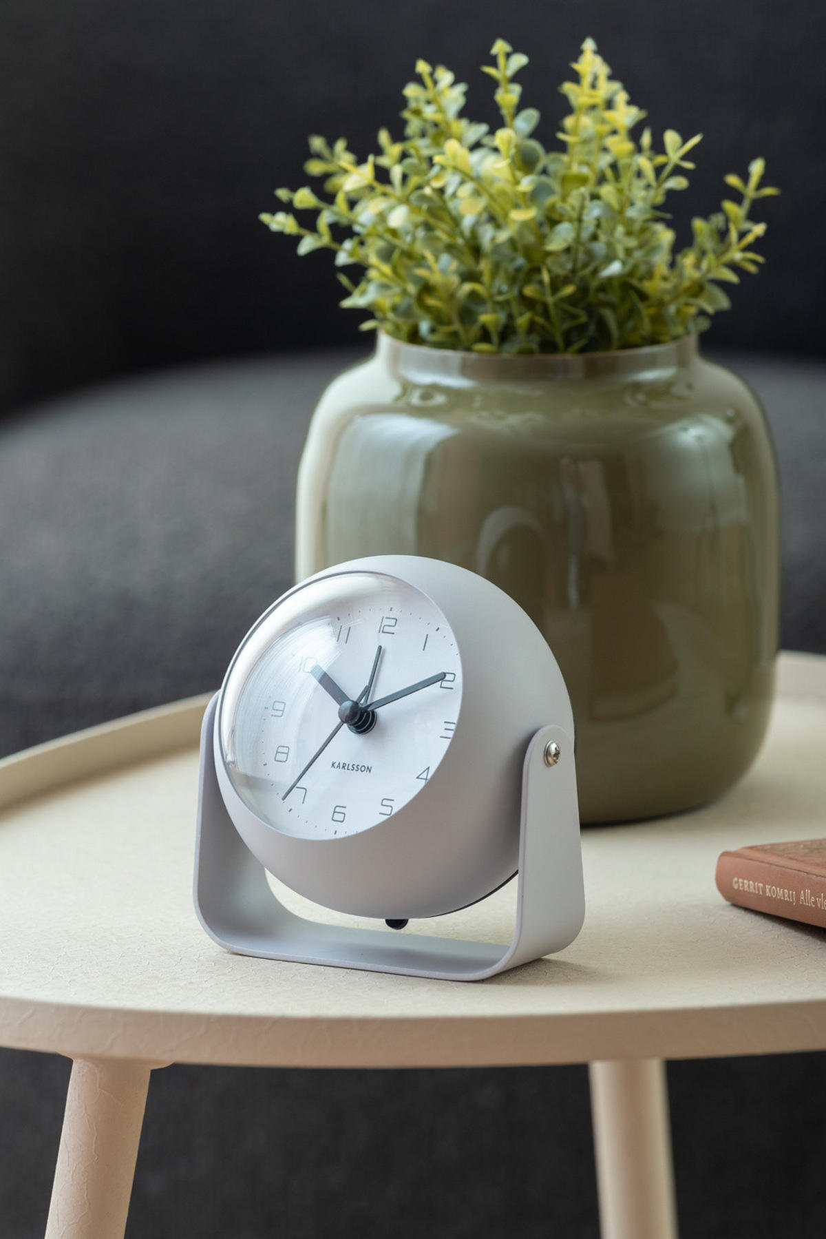 WECKER Bunky Ø 9 cm - Beige, Metall (10.2/13/7cm)