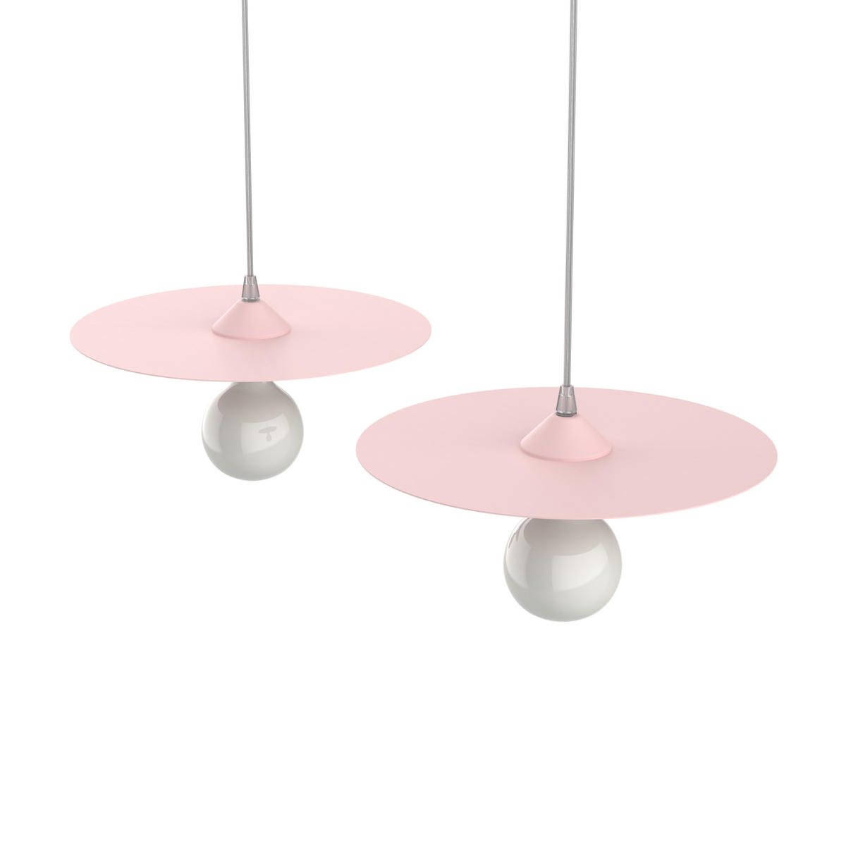 HÄNGELEUCHTE - Pink, Metall (30/30/7cm) - Lumicom