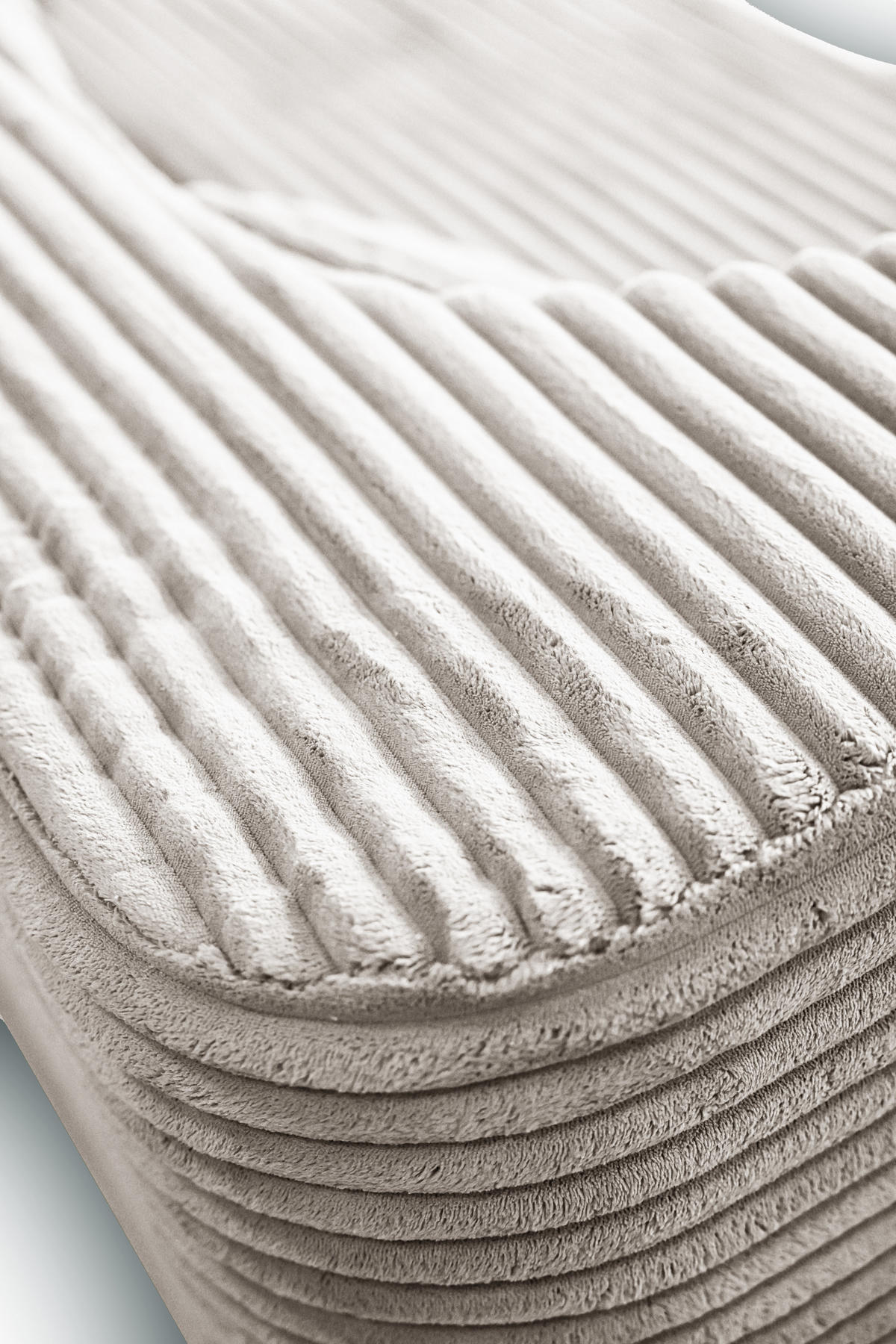 SCHLAFSOFA MYFOAM, Sofa mit Schlaffunktion, Farbe: Weiß, Cordstoff - Weiß, Textil (200/80/72cm) - Storez24