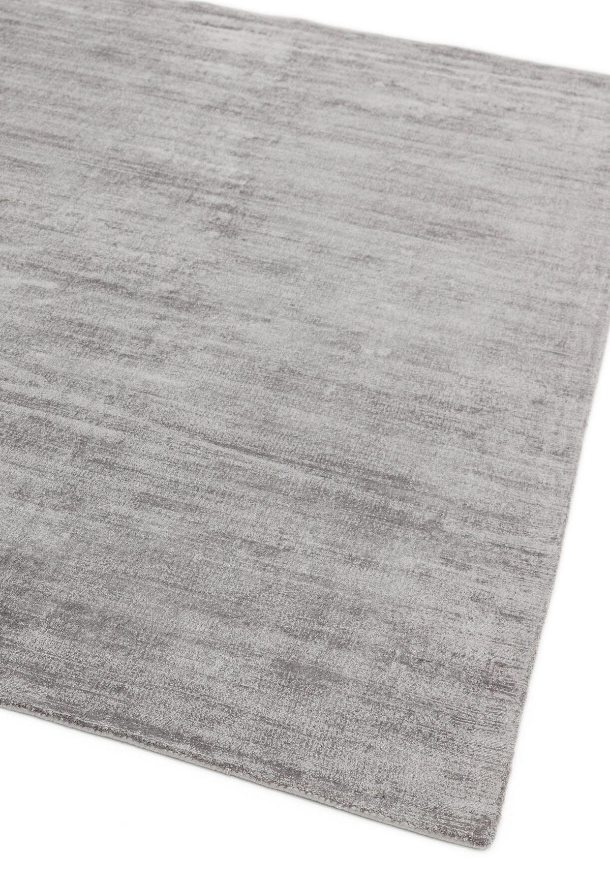 TEPPICH Viskose handgewebt zeitloses Design BARI, Silber 200x290 cm - Silberfarben, Textil (200/290cm) - KADIMA DESIGN