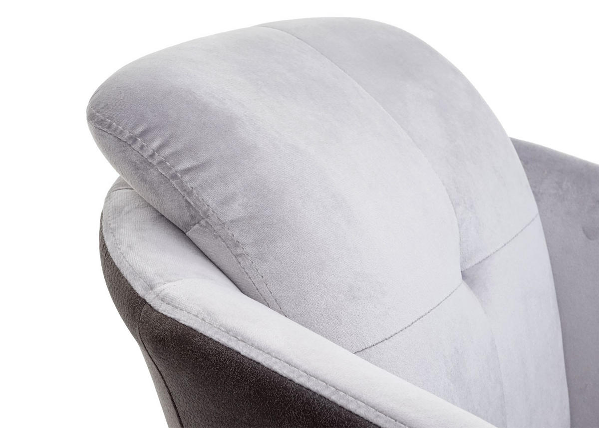 ESSZIMMERSTUHL Grau - Grau, Textil (61/88/68cm) - MCW