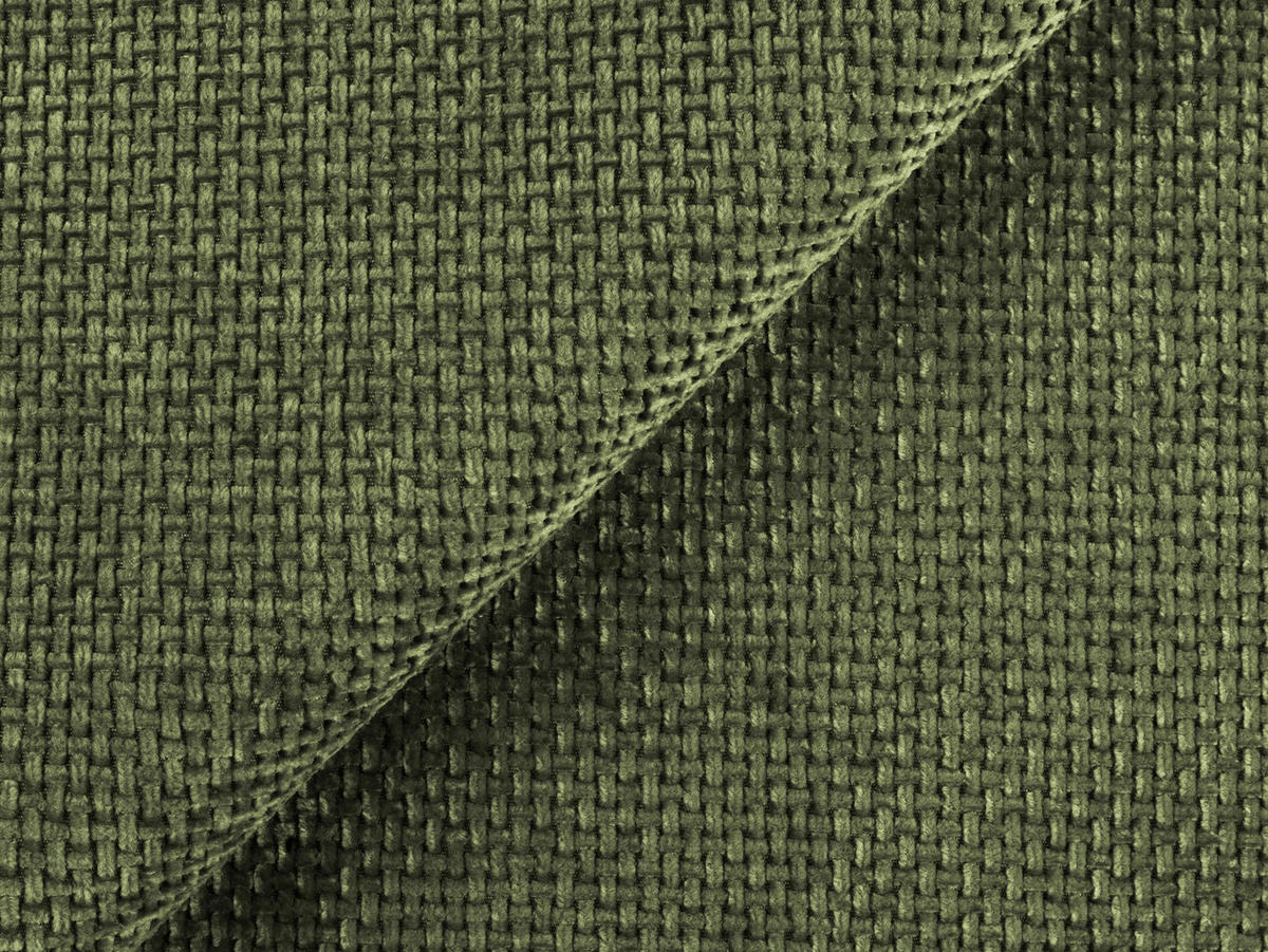 SOFAELEMENT Chenille Stoff Grün - Schwarz/Grün, Holzwerkstoff/Kunststoff (70/75/94cm) - Makamii