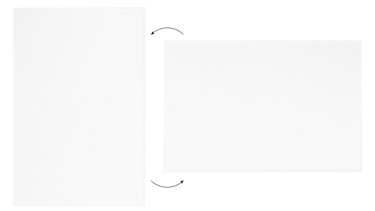 GLASTAFEL – matt magnetisch, 180x120 cm - Weiß, Glas (180/120/0.7cm) - ALLboards