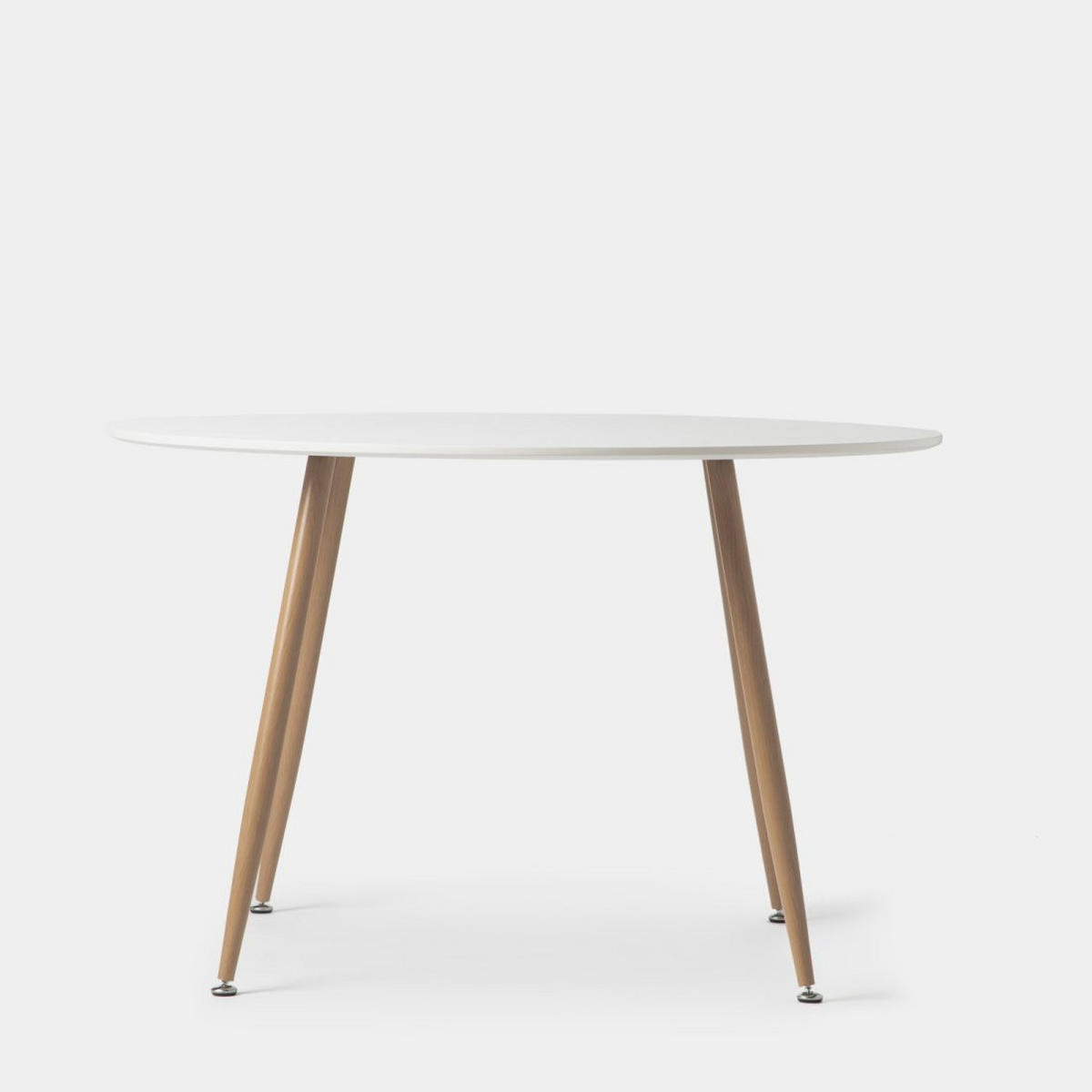 ESSTISCH Lyss Weiß 120 cm x 75 cm - Weiß, Holzwerkstoff (120/120/75cm)