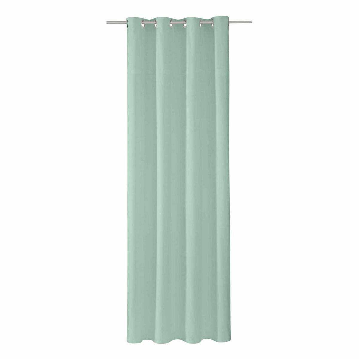 ÖSENVORHANG DOVE Blickdicht - Salbeigrün, Textil (140/0.5/245cm) - Tom Tailor