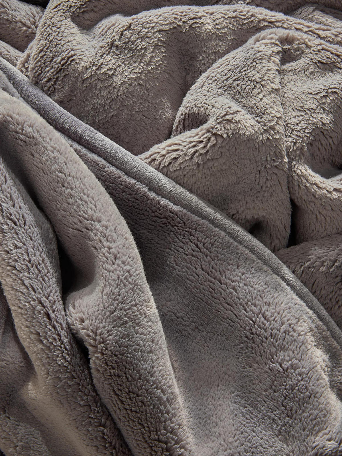 DECKE Cosi Grau 200/220 cm - Grau, Textil (200/220cm) - benuta