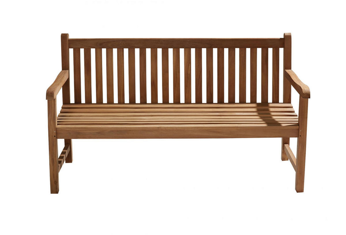 GARTENBANK Colorado 150 cm, Teak, Holz, Natur - Naturfarben, Holz (150/92/55cm) - dasmöbelwerk
