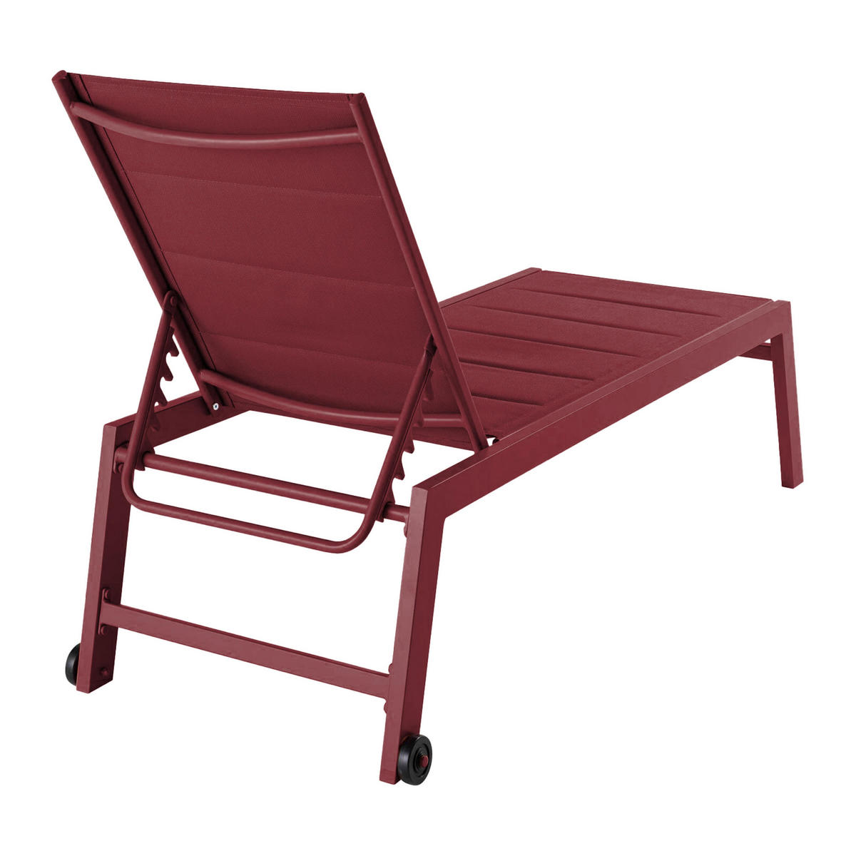 SONNENLIEGE 2-tlg., Lila - Lila, Metall (169/103/65cm) - Oviala