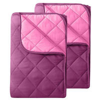 SOMMERBETT 2er Set Camping lila 155/220 cm Steppbett im Wende-Design Duo-Color - Lila, Textil (155/220cm) - wometo