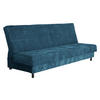 SCHLAFSOFA Enduro XIV Cord - Blau/Schwarz, Holz/Kunststoff (195/90/85cm) - MIRJAN24