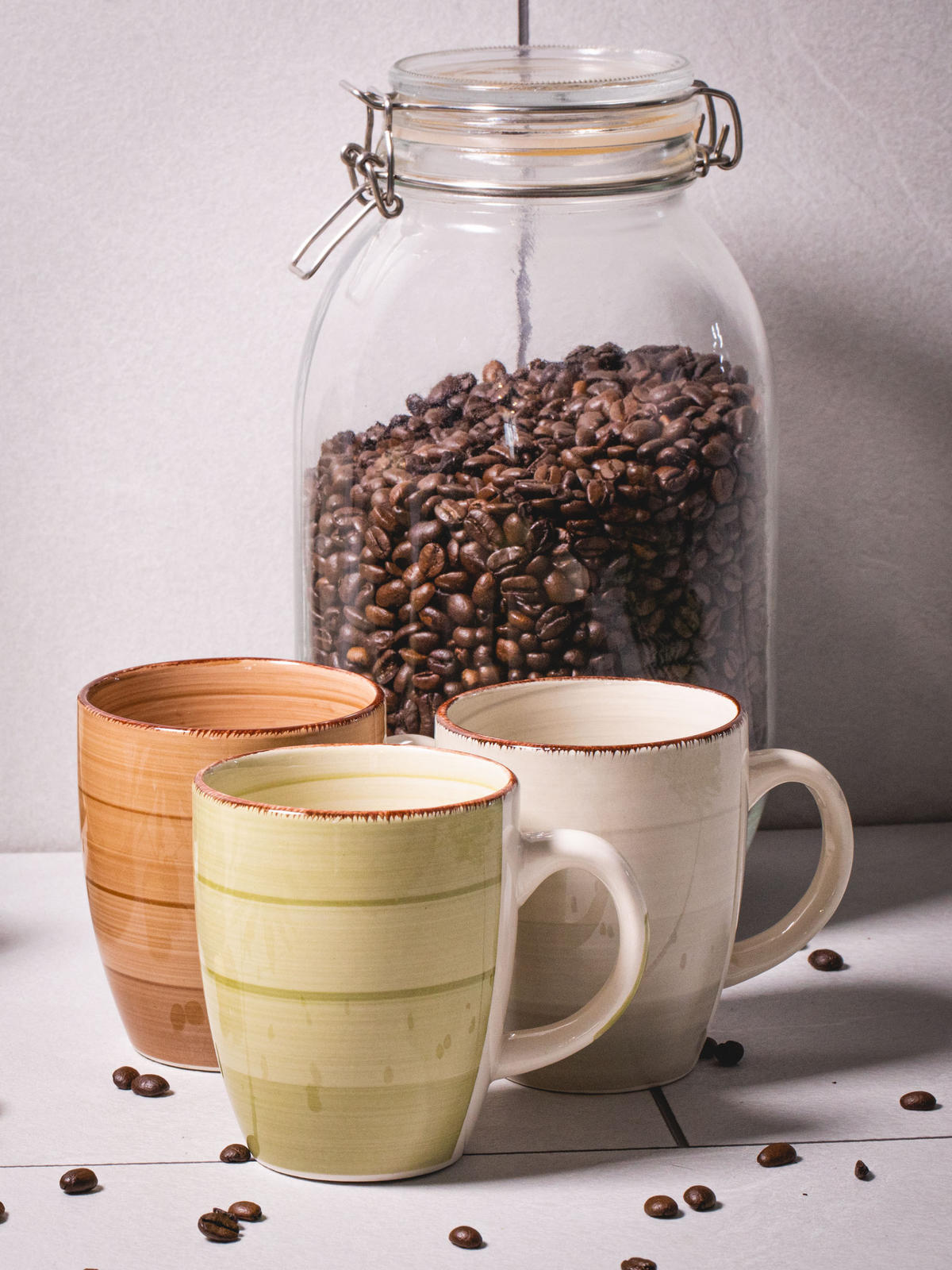 BECHER Deep Forest 350 ml - 6 Stück - Multicolor, Keramik (0.35L) - Studio Tavola