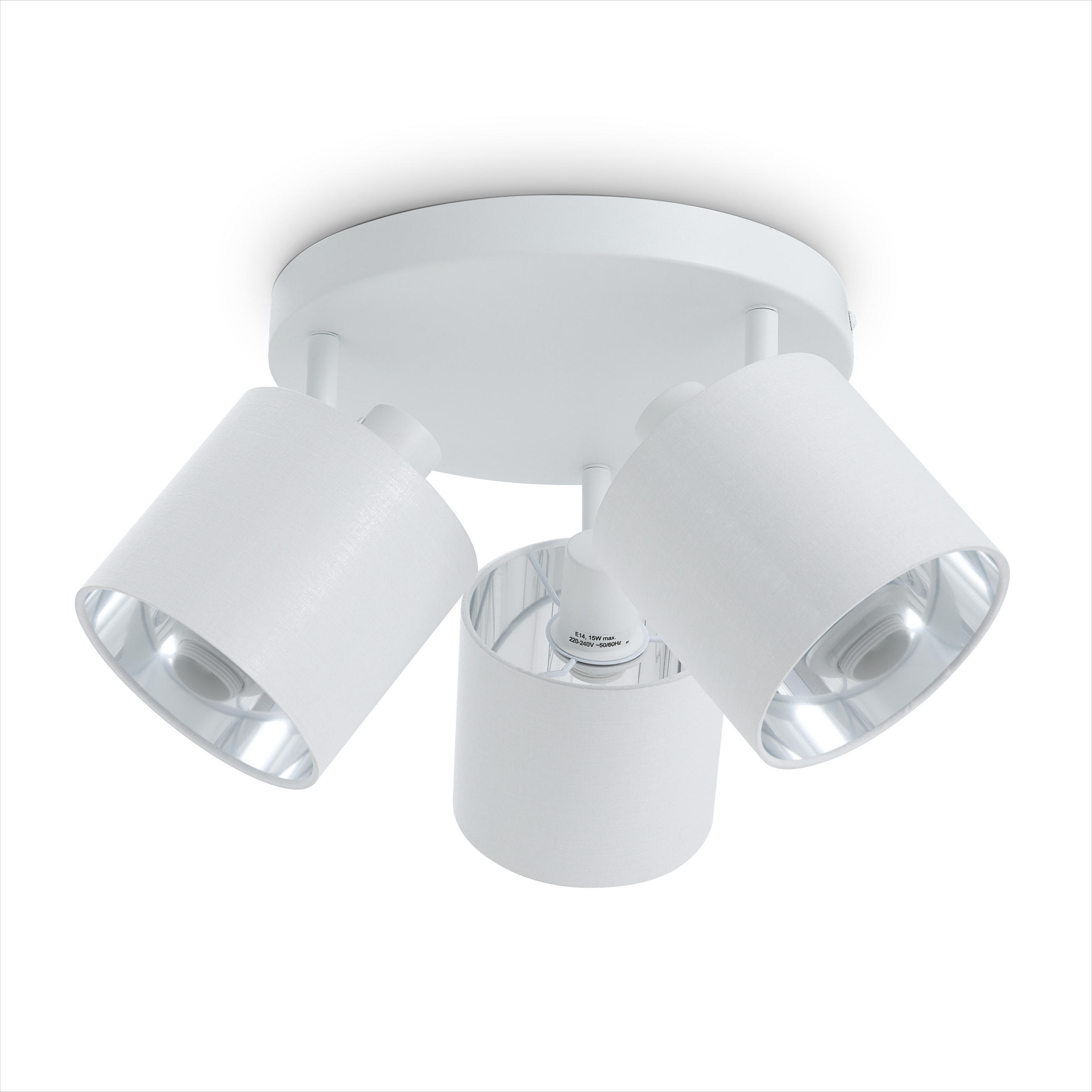 STRAHLER Anika Rd - Weiß, Metall (14.3/12.1/19cm) - Paco Home