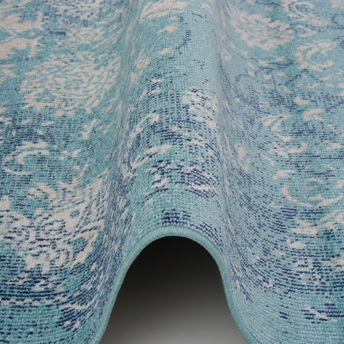 INDOOR OUTDOOR TEPPICH LAGOS VINTAGE - Türkis, Textil (120/170cm) - Pergamon