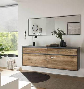 Hängeschuhschrank mit Spiegel - Voleo