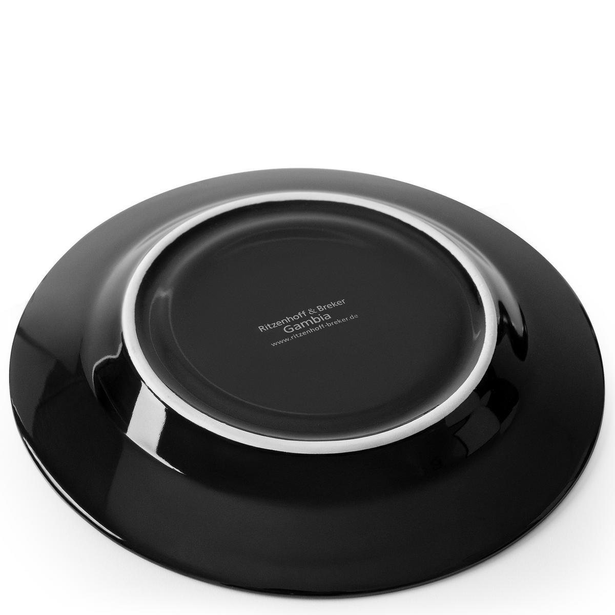 KAFFEESERVICE 6 Personen GAMBIA 18-tlg - Rot, Keramik (9.5/6.5/9.5cm) - Ritzenhoff Breker