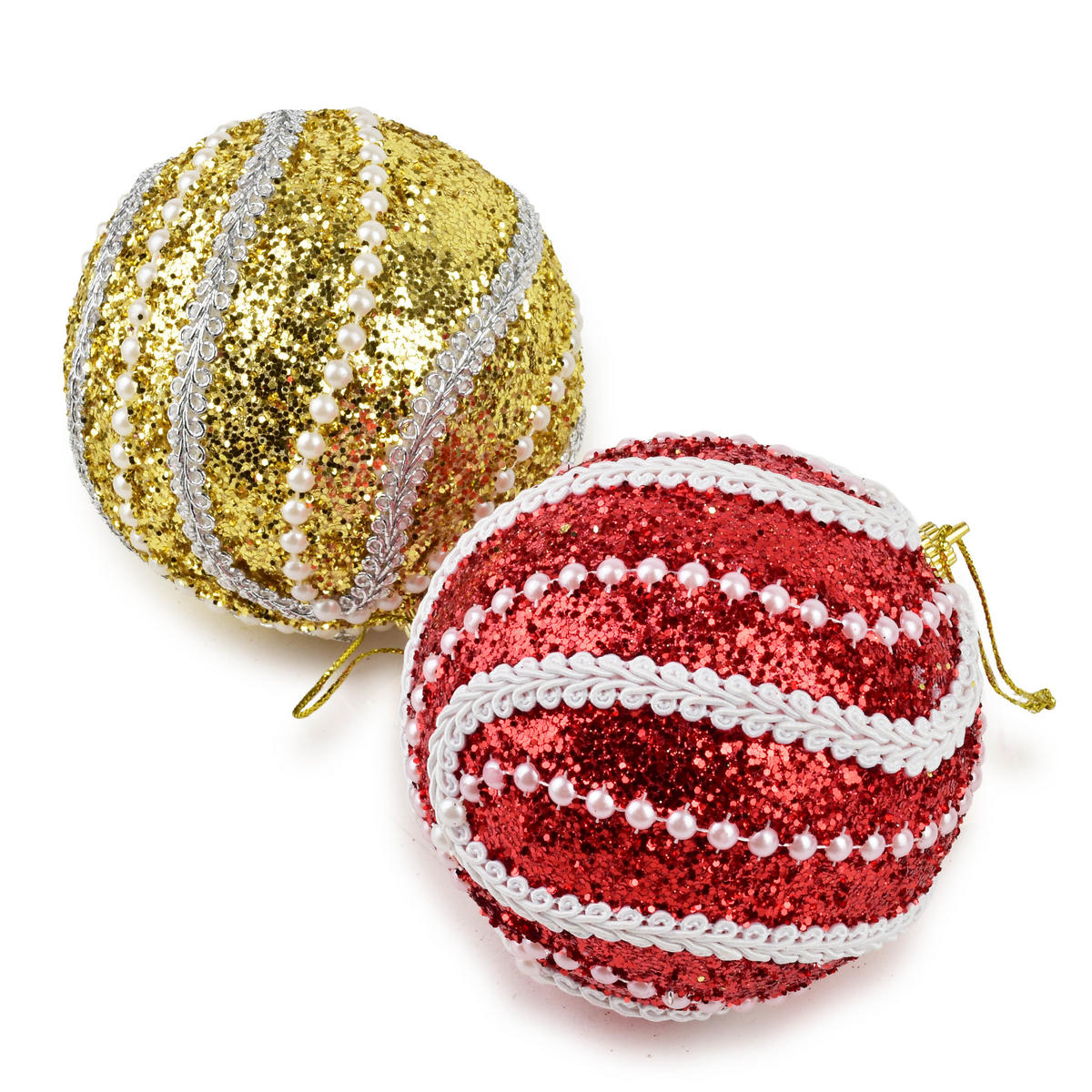 WEIHNACHTSKUGEL Santa Lila Styropor - Rot, Kunststoff (10/10/10cm) - Mondex