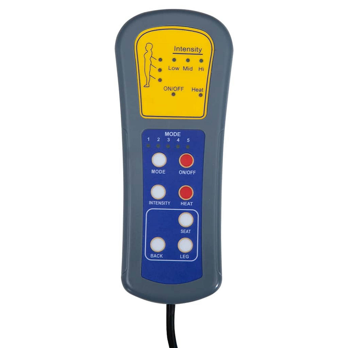 ELEKTRISCHER Massagesessel Dunkelgrün Stoff - Dunkelgrün/Schwarz, Textil (96/99.5/72.5cm) - vidaXL
