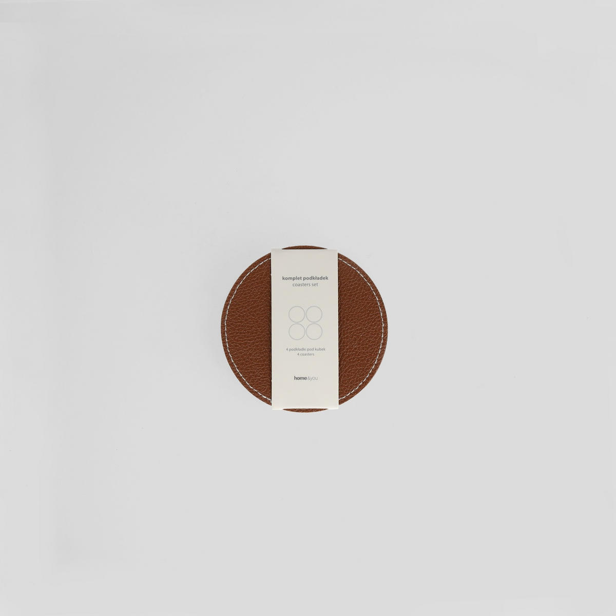 UNTERSETZER-SET Olevia - Braun, Kunststoff (10/10cm) - home&you