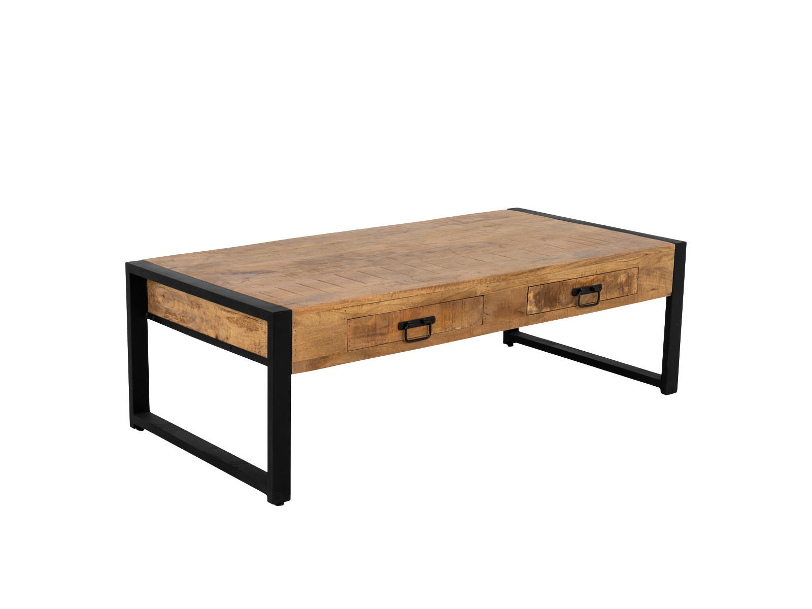 COUCHTISCH Britt Mangoholz 120 cm / 60 cm Natur - Naturfarben, Holz (60/120/45cm)