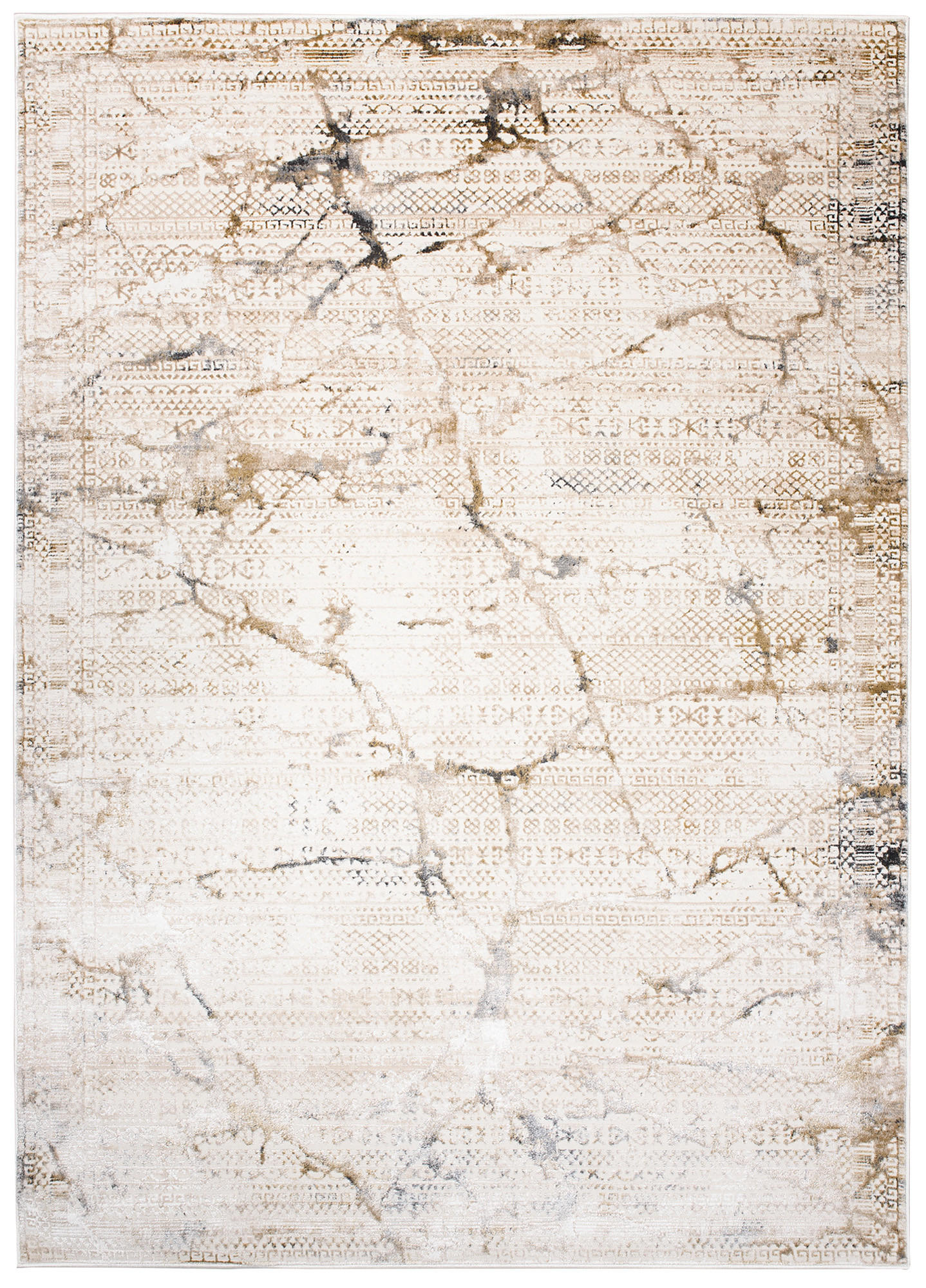 Tapiso Teppich Creme, Beige 140x200 cm