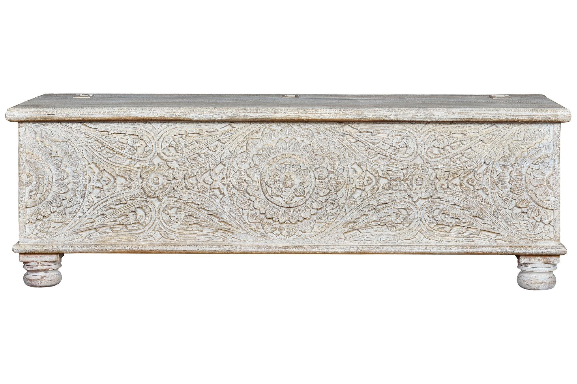 TRUHE aus Mangoholz - Perlmutt, Holz (150/60/50cm) - Giner y Colomer