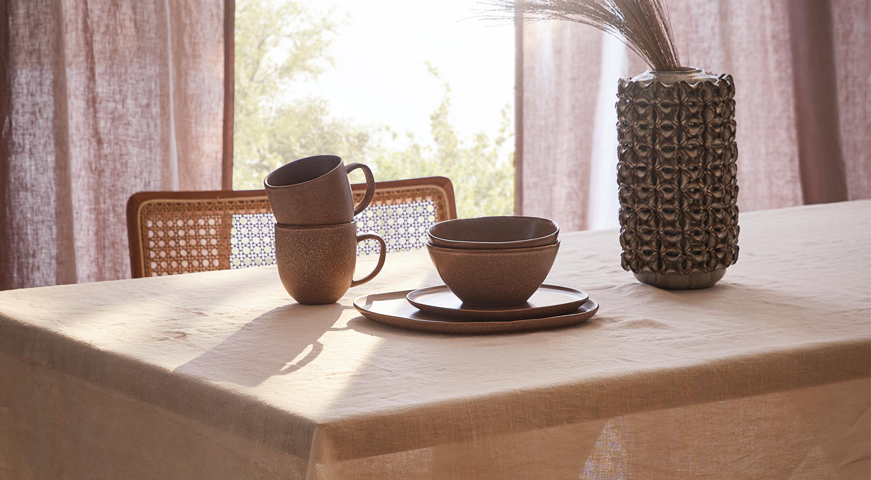 Ambiente Leinen-Tischdecke