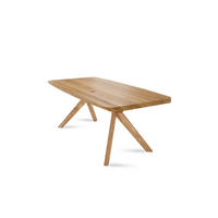 MASSIVHOLZTISCH Danette 1 160x78x90 Esszimmertisch Wildeiche geölt - Wildeiche, Holz (160/78/90cm) - 58aufmkessel