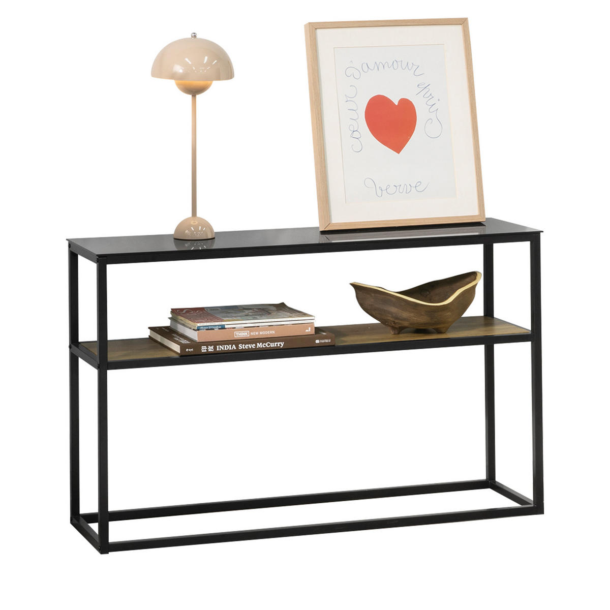 KONSOLENTISCH Vintage - Naturfarben, Holzwerkstoff (30/110/70cm) - SoBuy