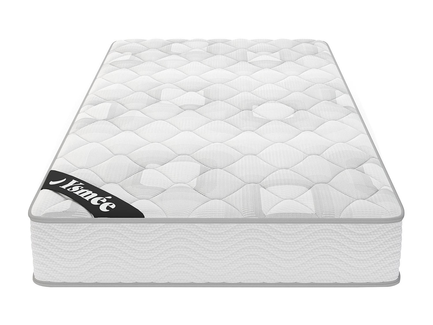 STANDARDMATRATZE - 1 Person - Stoff - Weiß - - Weiß, Textil (90/190cm) - Vente-Unique