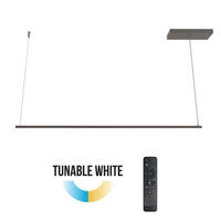 LED-HÄNGELEUCHTE - Graubraun, Metall (2/100/2cm) - Lumicom