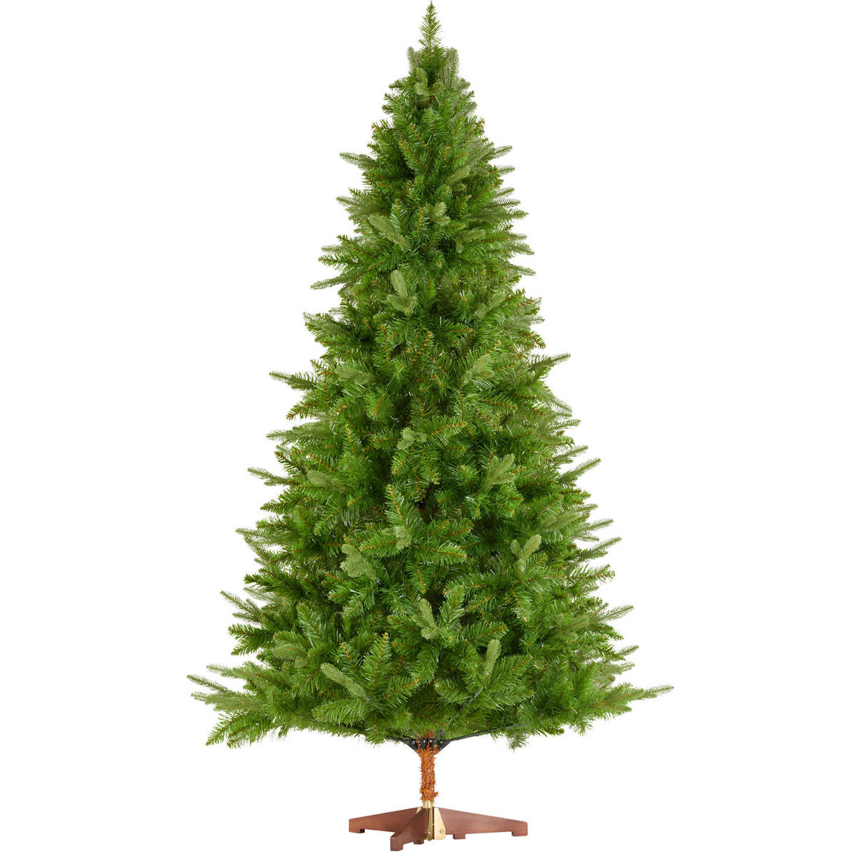 WEIHNACHTSBAUM Cupid,klappbarer Baumständer aus Holz ,grün - Grün, Kunststoff (180cm) - tectake