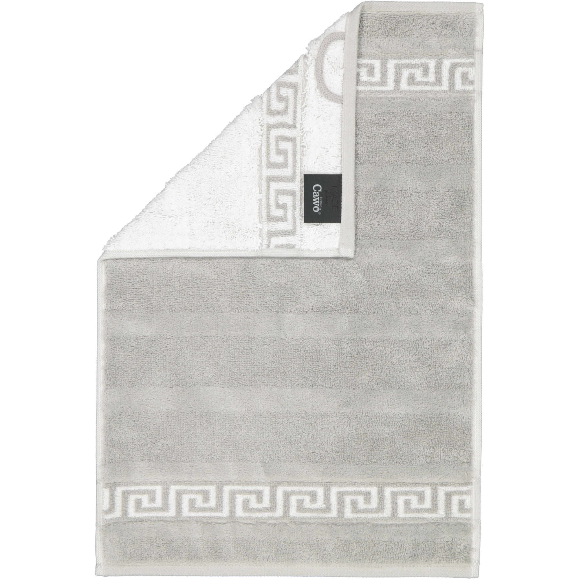 HANDTÜCHER NOBLESSE DUO 1003 PLATIN - 76 - Grau, Textil (30/50cm) - Cawoe