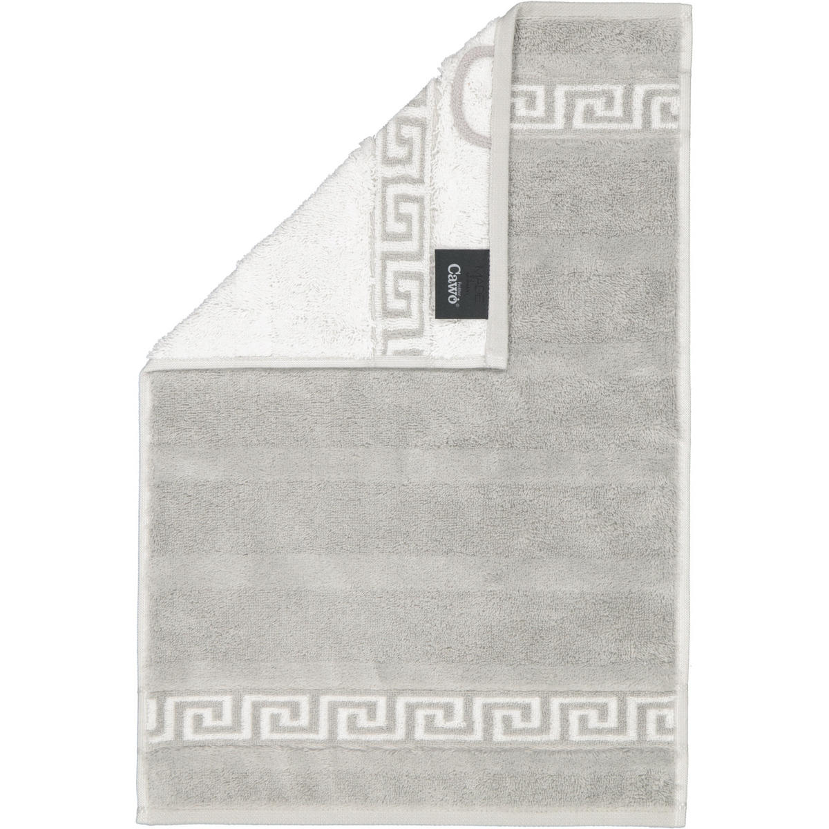 HANDTÜCHER NOBLESSE DUO 1003 PLATIN - 76 - Grau, Textil (30/50cm) - Cawoe