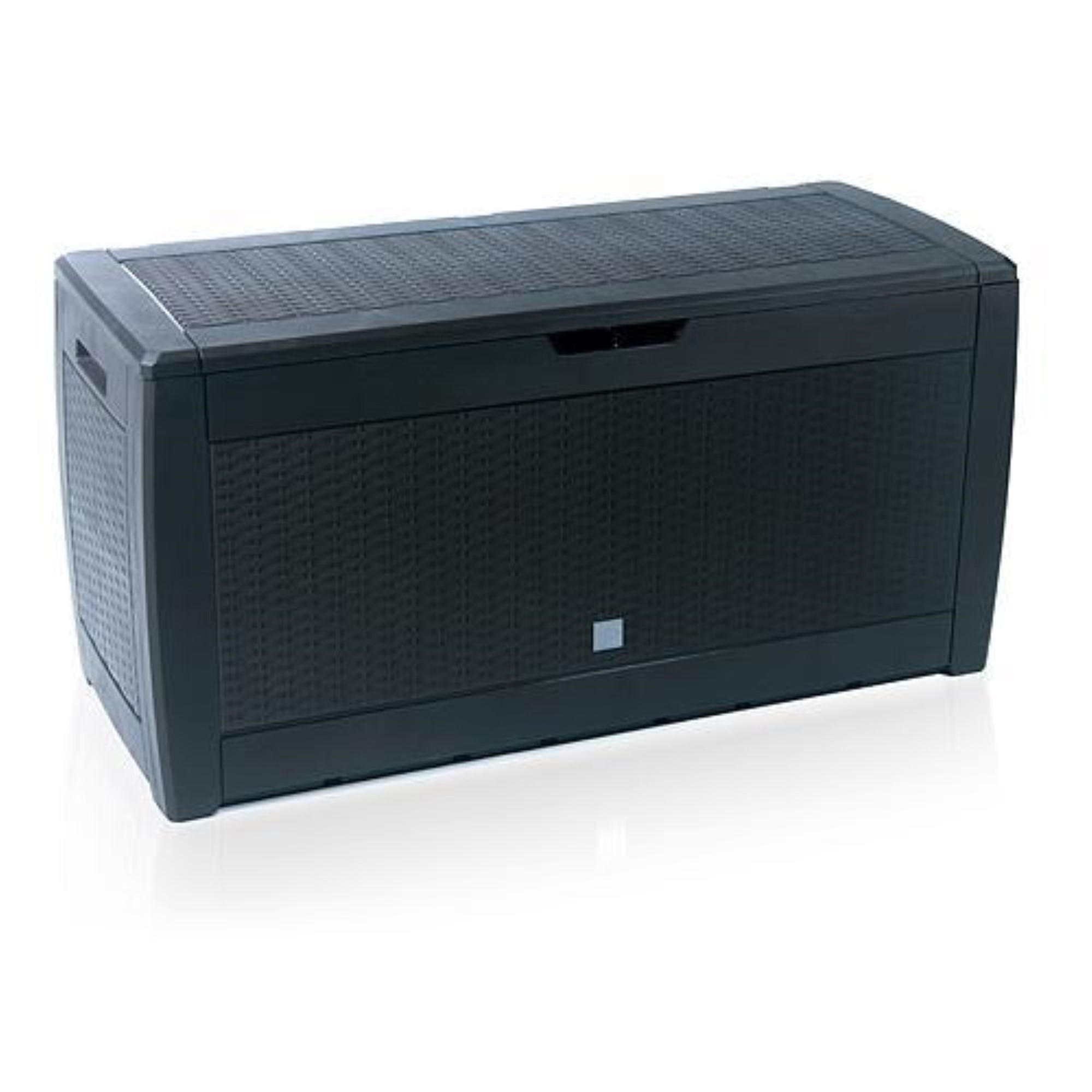 GARTENBOX CAP’N COOK klappbar LxBxH 119 x 48 x 60 cm310 Liter mit Deckel Braun - Braun, Kunststoff (48/60/119cm) - PROREGAL