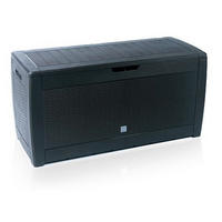 GARTENBOX CAP’N COOK klappbar LxBxH 119 x 48 x 60 cm310 Liter mit Deckel Braun - Braun, Kunststoff (48/60/119cm) - PROREGAL