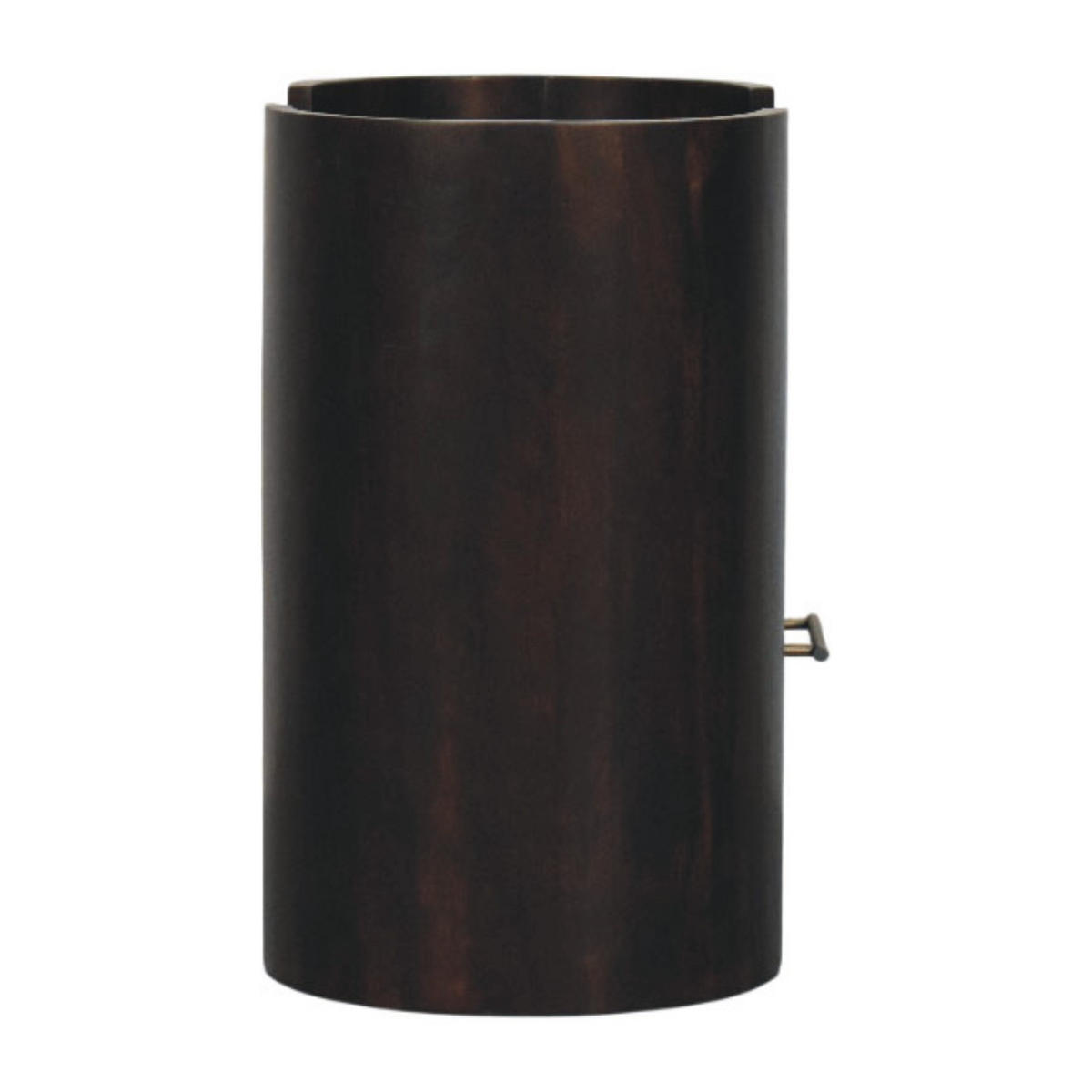 NACHTTISCH mit Samt-Mokka-Finish, 1 Schublade, 1 offene Ablage, dunkelbraun - Dunkelbraun, Holz (55/50/30cm) - Artisan Furniture