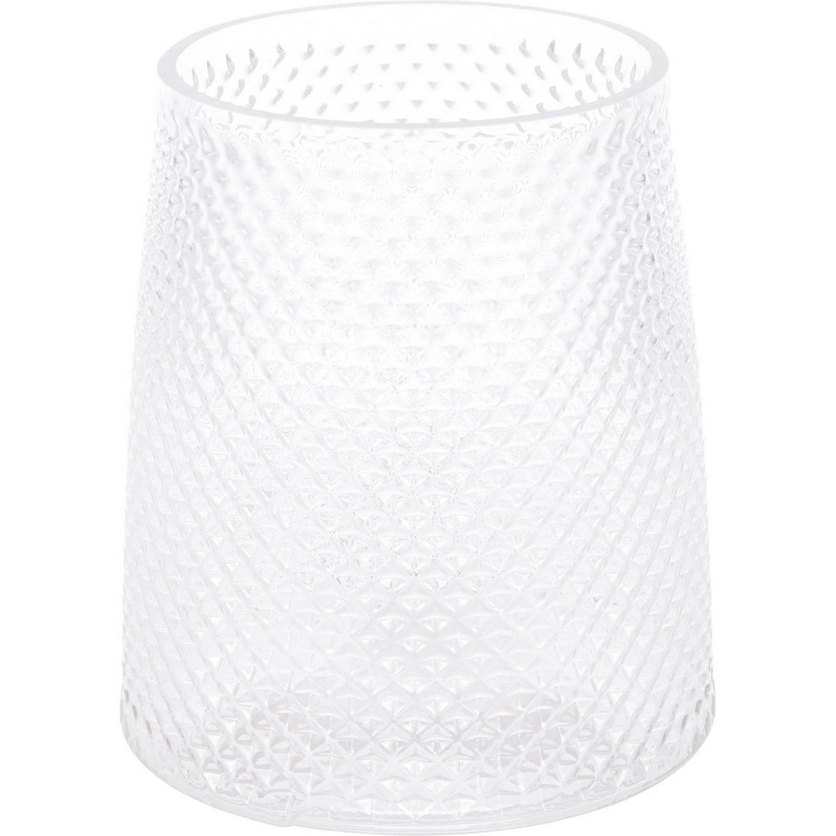 GLASVASE Dekorativ 13/15,5 cm - Transparent, Glas (15.5cm)