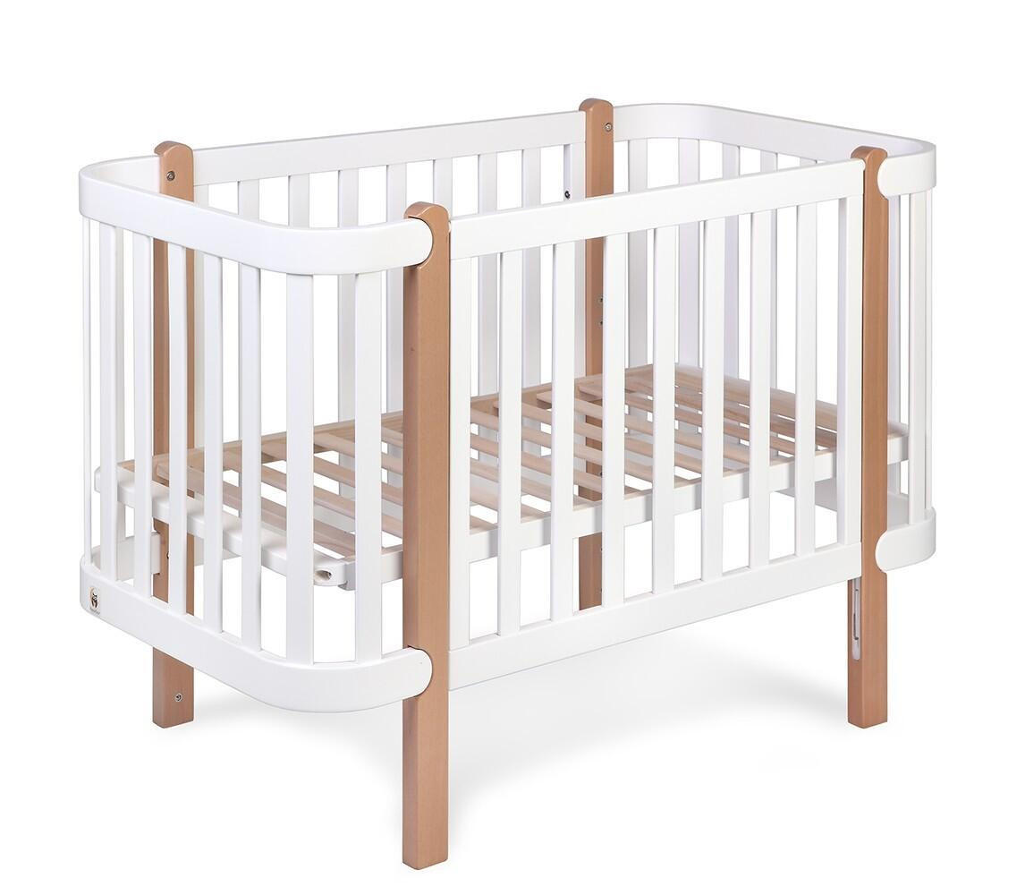 BABYBETT ETUDE Weiß 67x125x89 cm - Weiß, Holz - FURNLUX