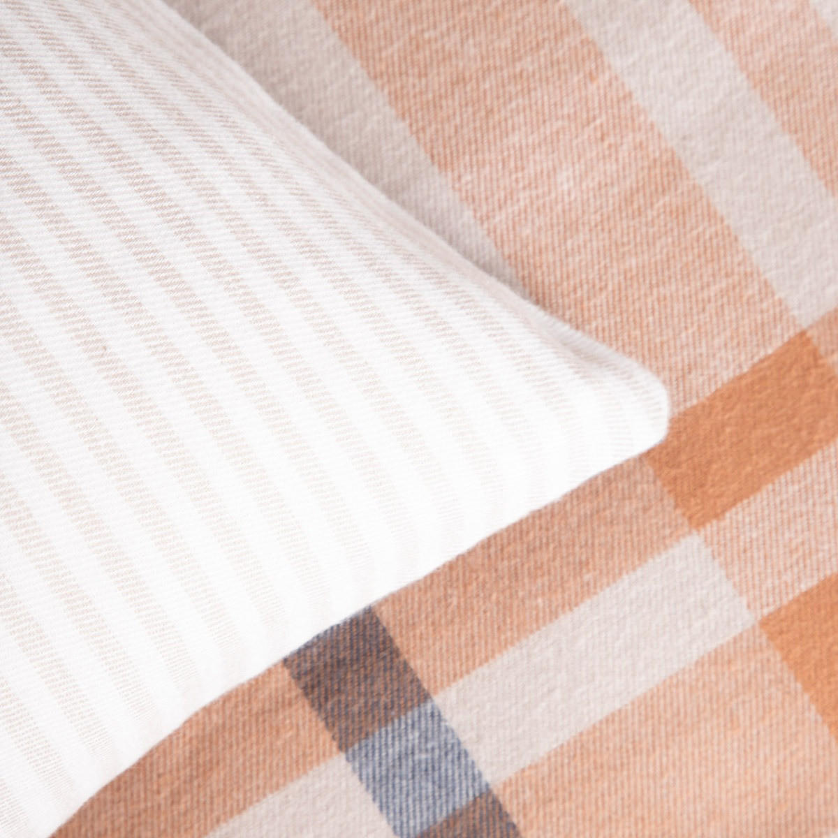 BETTWÄSCHE Alyssa Flanell 220/200 cm - Multicolor, Textil (220/200cm) - Homla