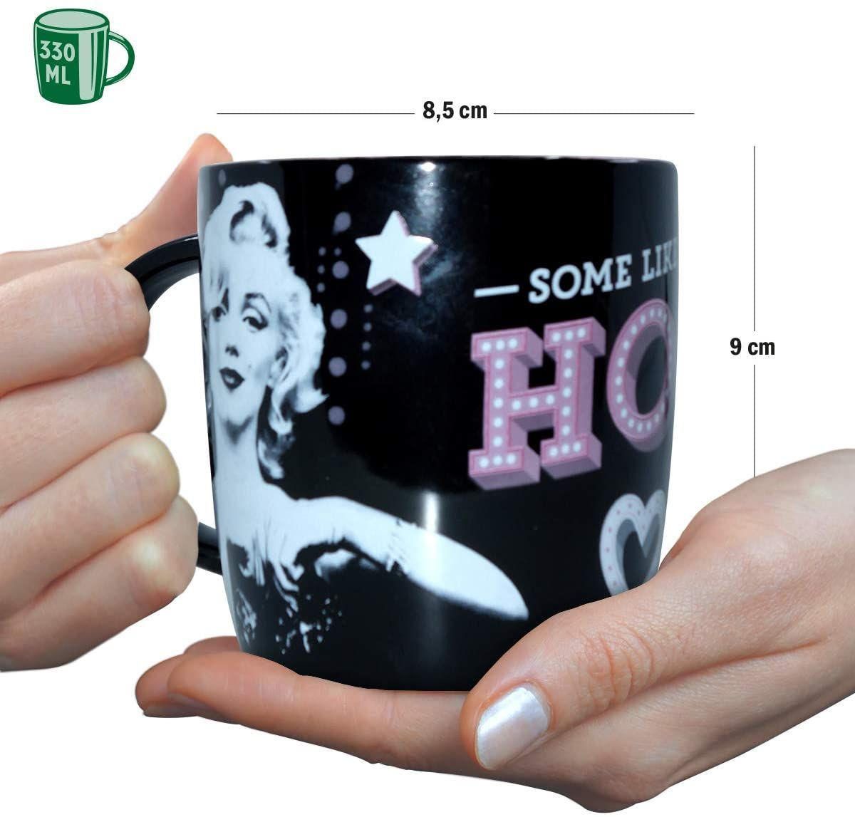 KAFFEETASSE 330 ml Celebrities Marilyn Monroe Some Like It Hot - Multicolor, Keramik (0.33L) - Nostalgic-Art