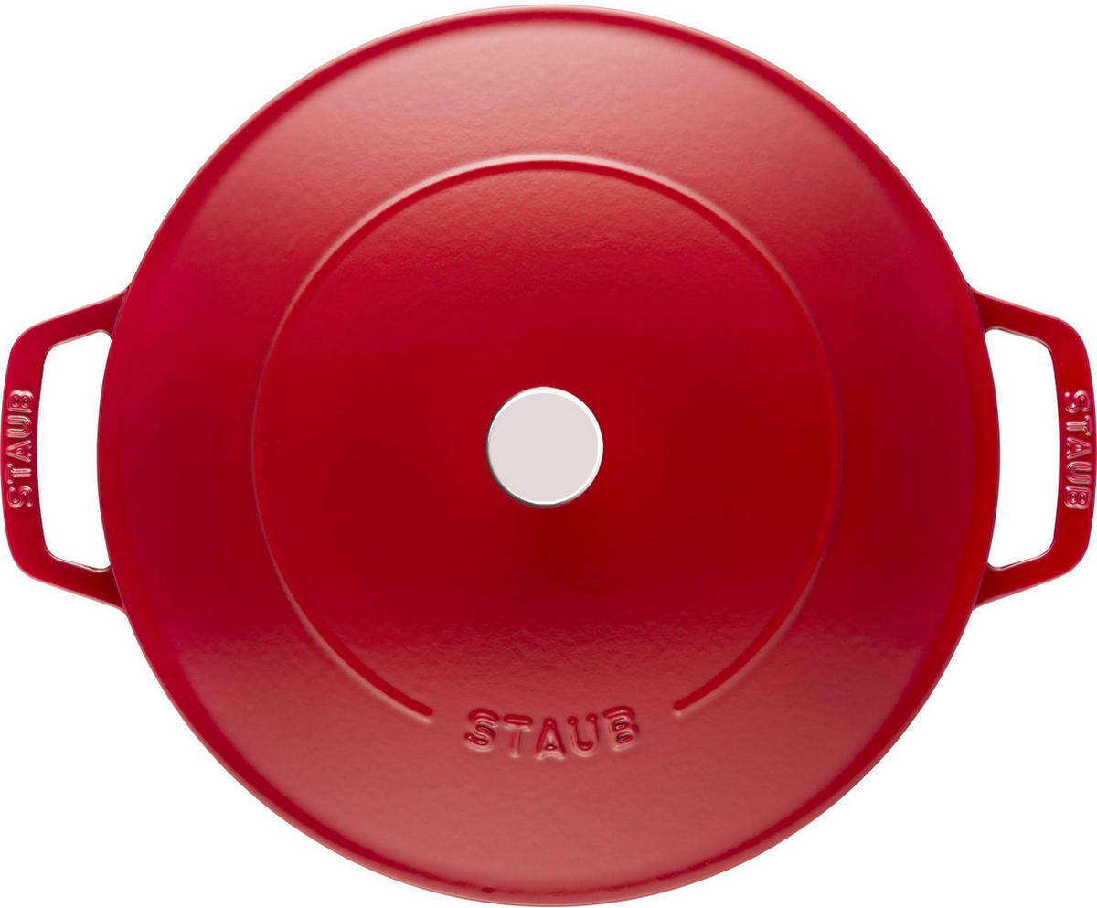 BRÄTER Chistera Kirsche - ø 24 cm / 2.4 liter - Rot, Metall (24cm) - Staub