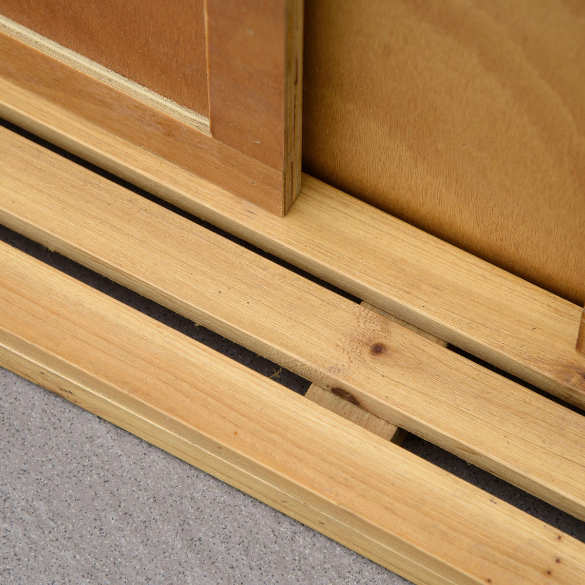 STRANDKORB DE-06685 5-stufig verstellbar, mit Fußstützen Hellgrau - Hellgrau, Holz/Kunststoff (118/160/79cm) - ComfortXL