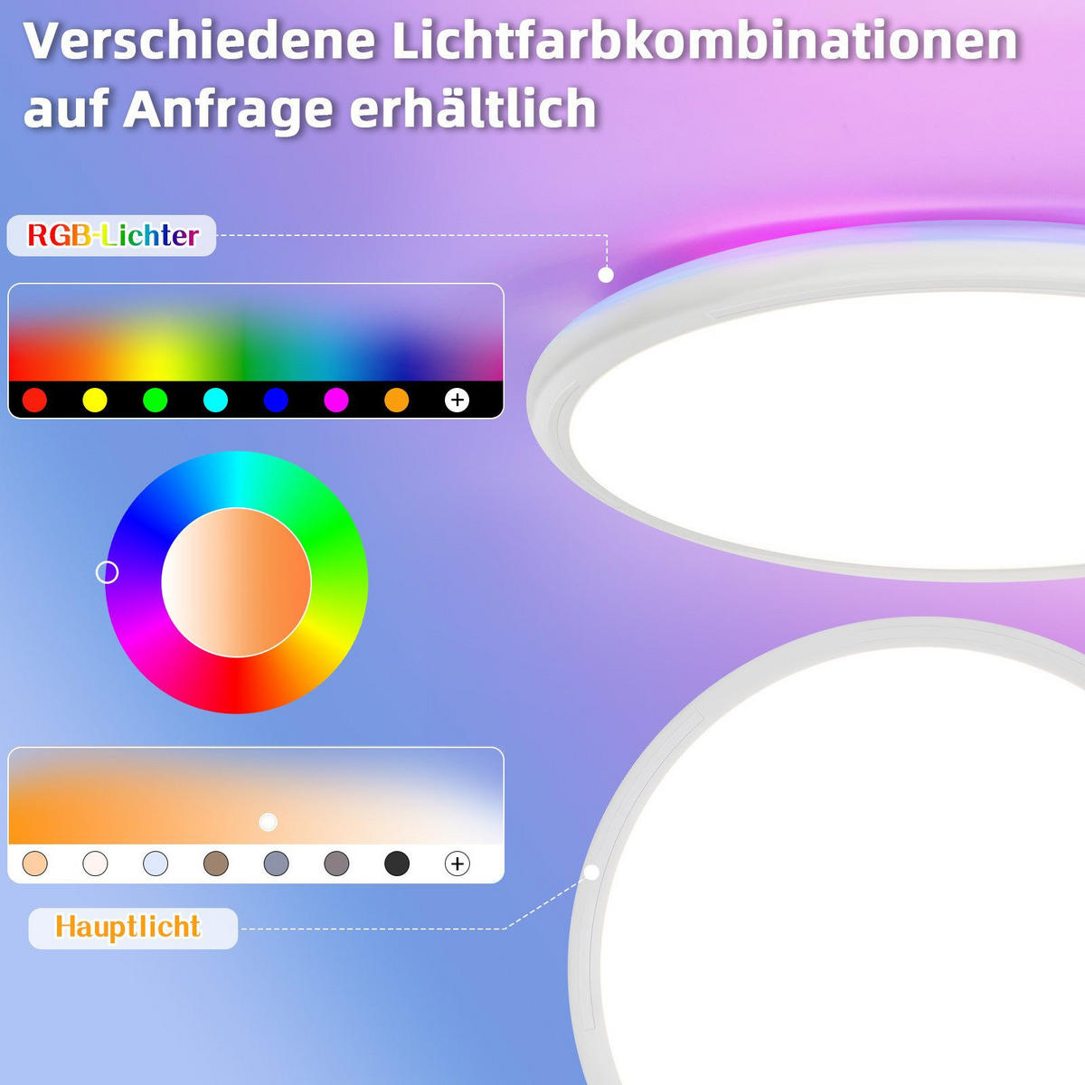 LED-DECKENLEUCHTE Machamer 30/30/2.7cm - Weiß, Kunststoff (30/30/2.7cm) - Nettlife