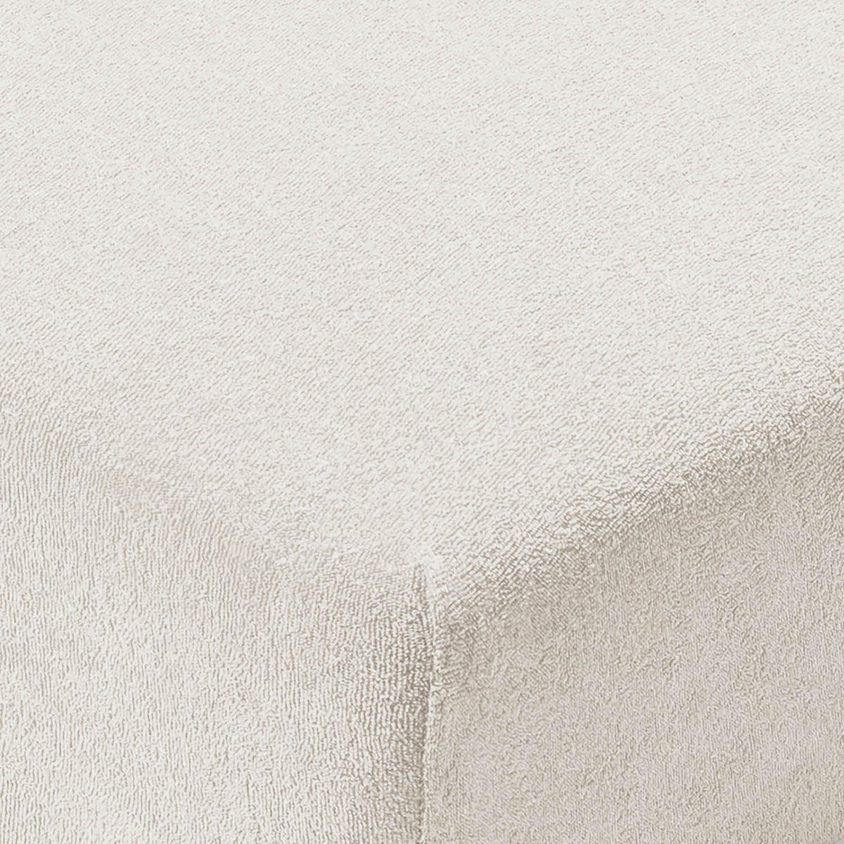 FROTÉ napínacie prestieradlo s certifikátom Oeko-TEX, 138x190x30cm, Creme - krémová, textil (138/190cm) - Blumtal