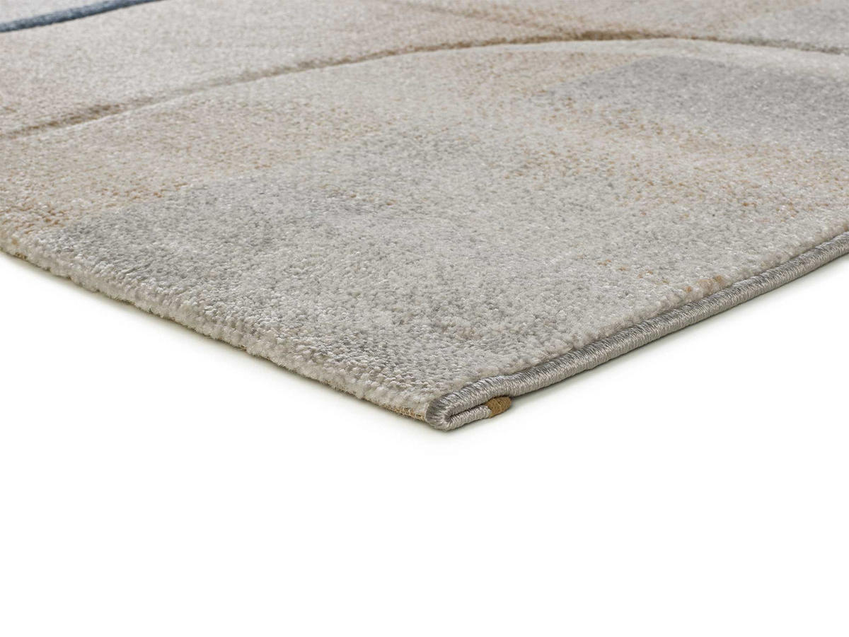 WEBTEPPICH Blau Medel 140/200 cm - Blau, Naturmaterialien/Textil (140/200cm) - Atticgo