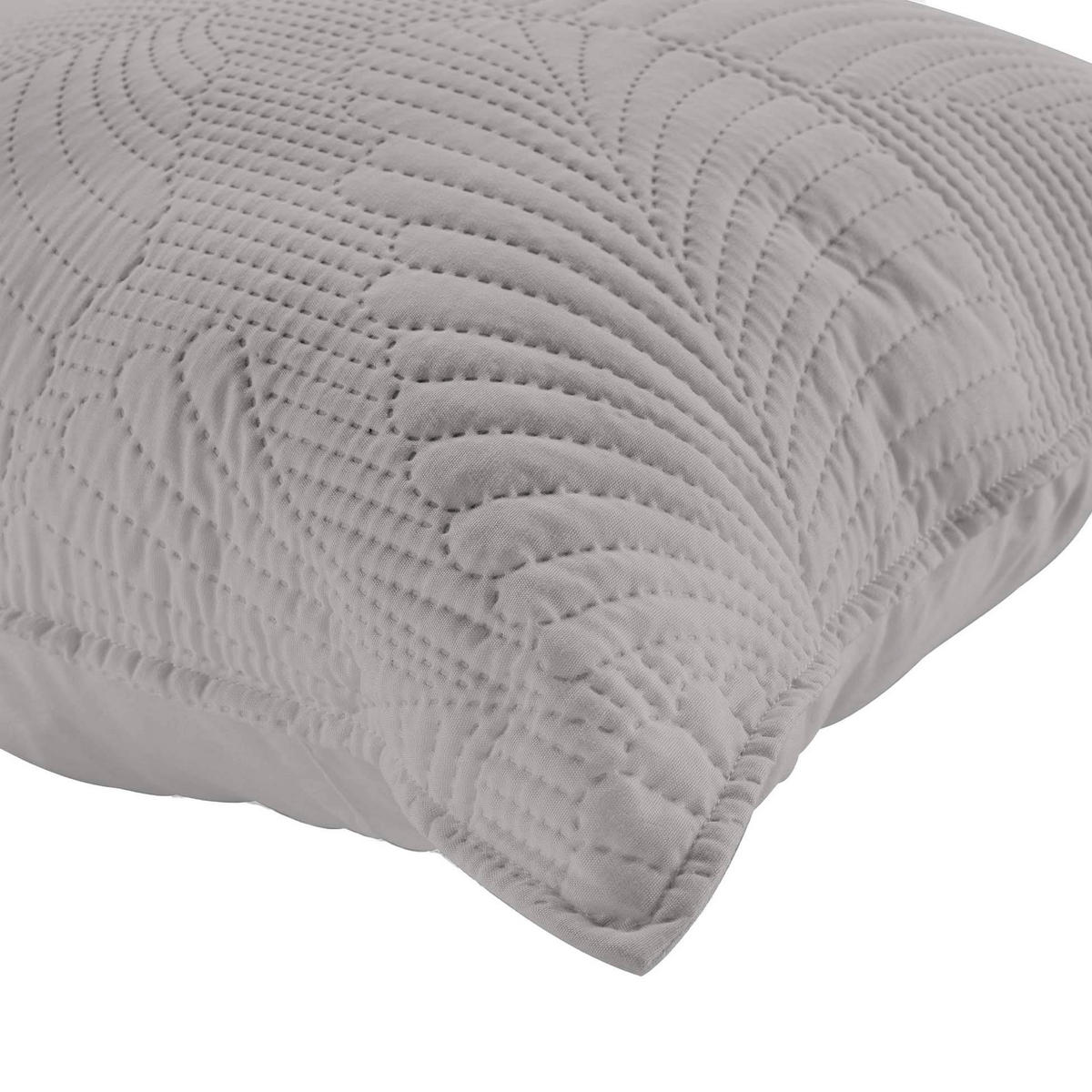 DEKO-KISSENBEZUG mit Muster Colombine 40/40/0,5 cm - Grau, Textil (40/40cm) - Douceur d´intérieur