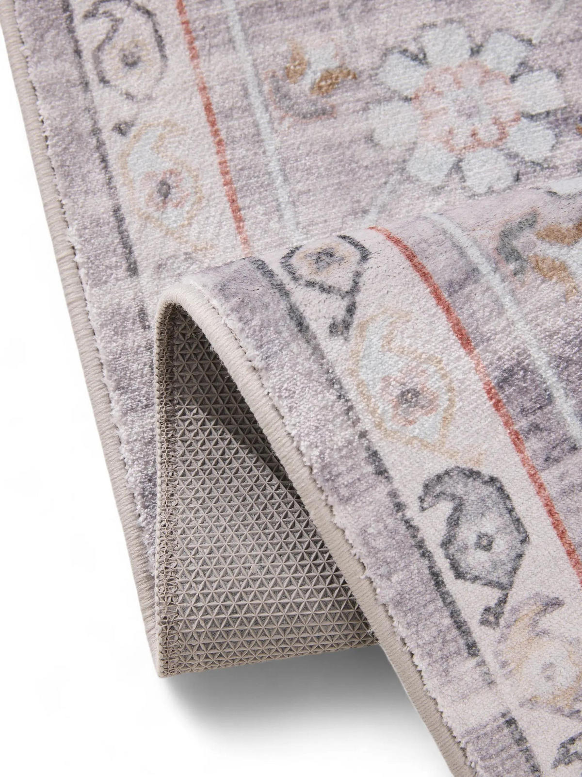 VINTAGE-TEPPICH Miray waschbar 200/300 cm - Grau, Kunststoff (200/300cm) - benuta Nest