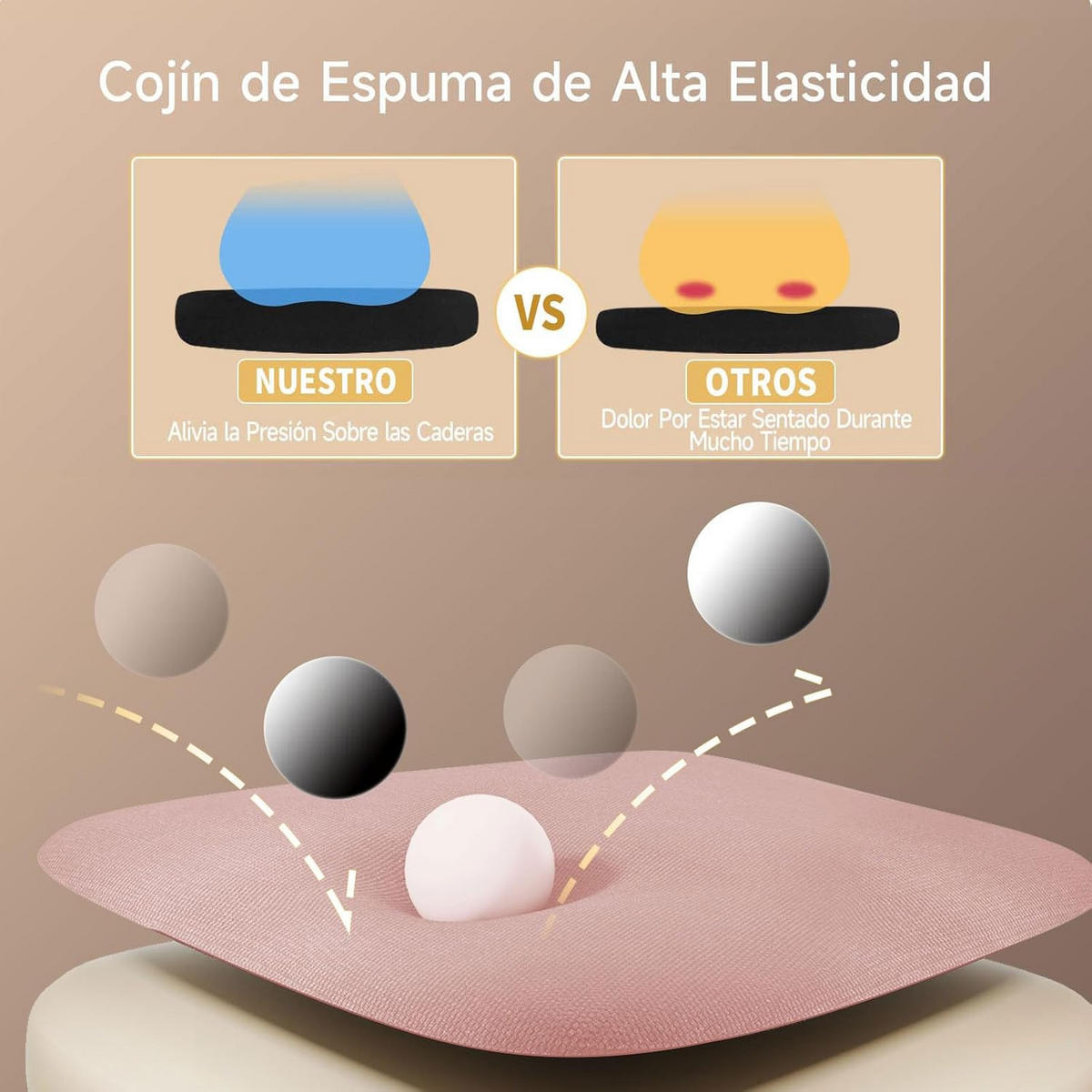 BÜROSTUHL Mesh Ergonomisch Rosa - Pink, Kunststoff/Textil (49/107/47cm) - Kaket