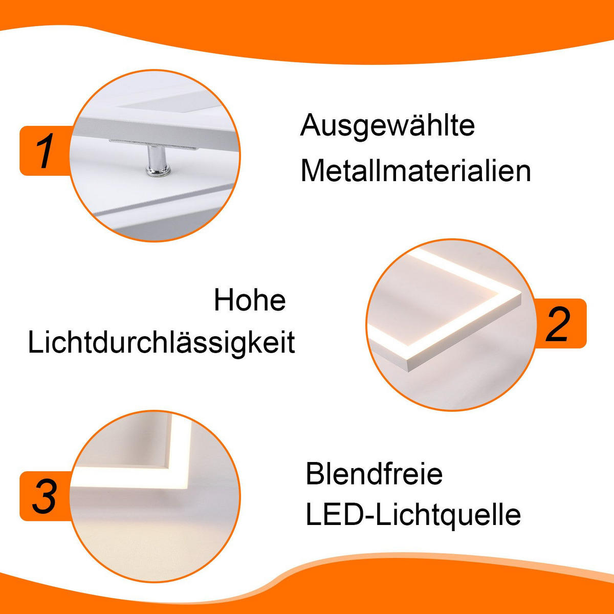 LED-DECKENLEUCHTE Ludwigslust 102.5/18.5/7.5 cm - Weiß, Metall (102.5/18.5/7.5cm) - Nettlife