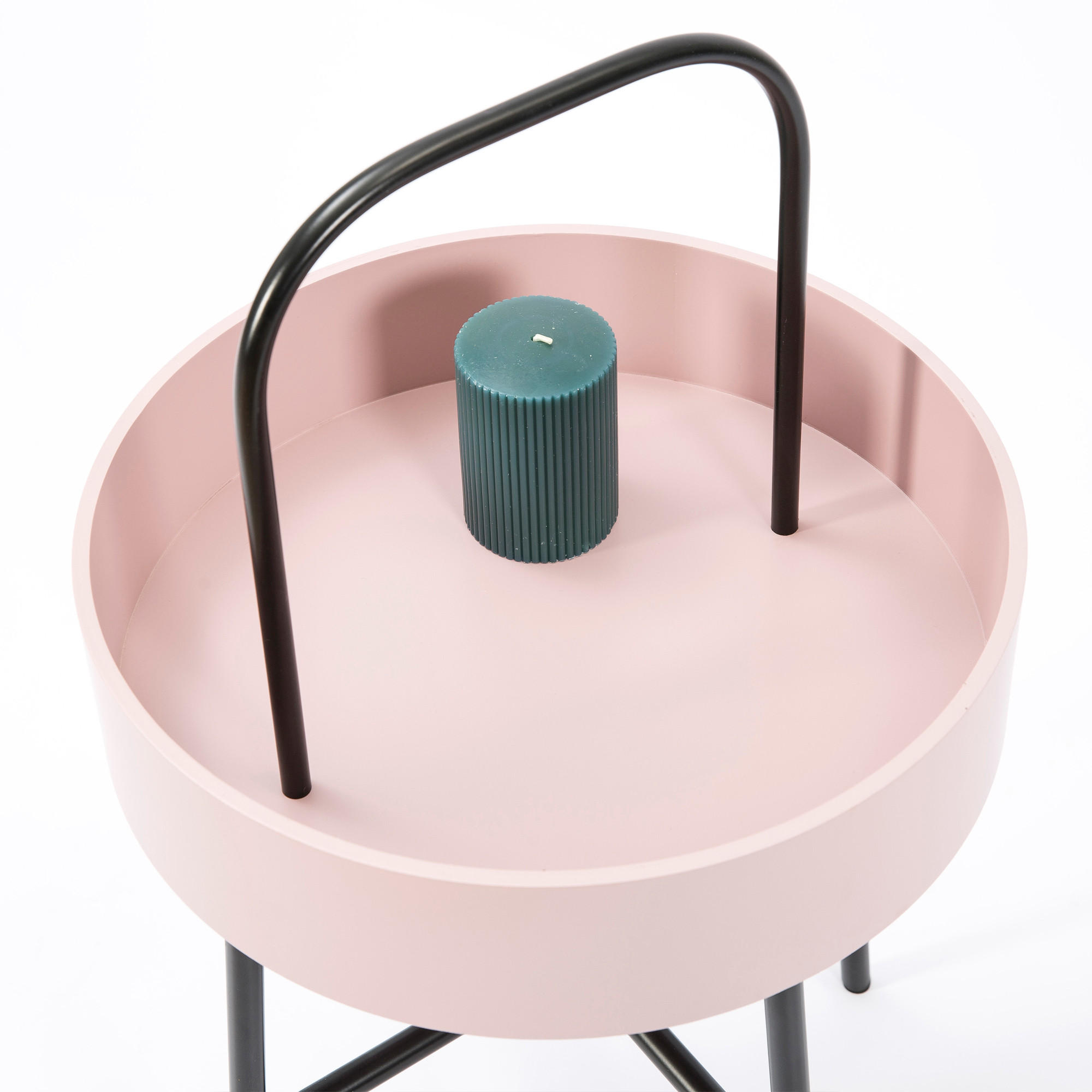 BEISTELLTISCH Jaipur, Rosa - Pink, Holzwerkstoff (65/40/40cm) - VS Venta-stock